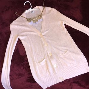 Light pink cardigan